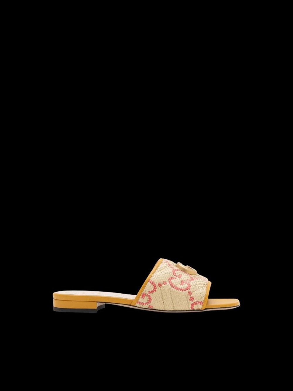 Gucci Chevron GG Size 38 Tan Sandals